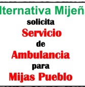 Pleno 2018 04 Alternativa Mijeña solicita ambulancia para Mijas