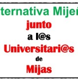 Alternativa Mijeña junto a l@s universitari@s de Mijas