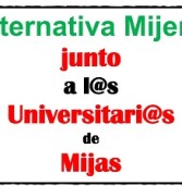 Alternativa Mijeña junto a l@s universitari@s de Mijas